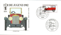 BERLIN FDC 1982 VOITURE ADLER 1913 - 1981-1990