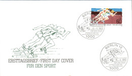 BERLIN FDC 1982 COURSE A PIED - 1981-1990