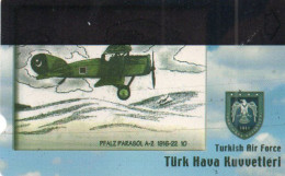 TURKEY - ALCATEL - N-448 - WARPLANE PFALZ PARASOL A-2 - WITH ERROR PRINT - Turquie