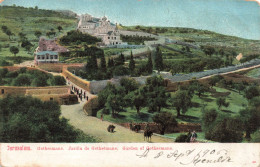 ISRAËL -  Jérusalem - Gethsémane - Jardin De Gethsémane - Colorisé - Carte Postale Ancienne - Israel