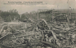 BELGIQUE - Exposition De Bruxelles - L'incendie Du 10 Août 1910 - Amoncellement Des Charpentes - Carte Postale Ancienne - Mostre Universali
