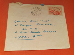 Maroc - Enveloppe De Azrou Pour Lyon En 1951 - Réf 2202 - Storia Postale