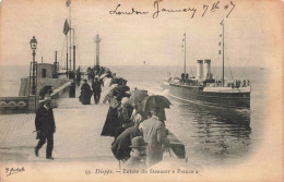 FRANCE - Seine Maritime - Dieppe - Entrée Du Steamer "France" - Animé - Carte Postale Ancienne - Dieppe