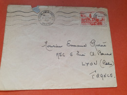 Maroc - Enveloppe De Casablanca Pour Lyon En 1951 - Réf 2205 - Brieven En Documenten