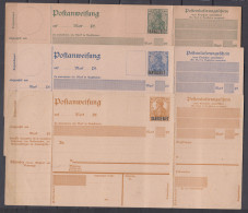 Saargebiet 1920 Aufdruck-GZS MiNo. A7/A9 Und K3/4,P1/3,P6 ** - Postal Stationery