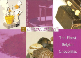 CPM - BELGIQUE - BRUXELLES - L'ART DU CHOCOLAT - RUE DE LA COLLINE 10 - THE FINEST BELGIAN CHOCOLATES - Ambachten