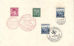 BOHEMIA & MORAVIA 1940 Cover With Commemorative Postmarks - Briefe U. Dokumente