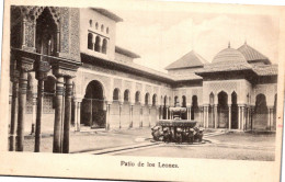 Espagne - LEON - Patio De Los Leones - Granada