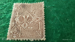 İTALYA-1861-1944   .     1C          USED - Oblitérés