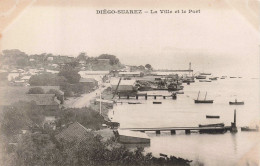 MADAGASCAR - Diégo Suarez - La Ville Et Le Port - Carte Postale Ancienne - Madagascar