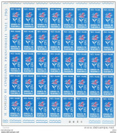 REPUBBLICA:  1963  GIORNATA  DEL  F.LLO  -  £. 15  AZZURRO  CHIARO  E  ROSSO  FGL. 50  N. -  SASS. 973 - Complete Vellen