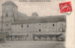 FRANCE - Meuse - Commercy - Saint Mihiel - L'église St Michel Et Le Collège - Carte Postale Ancienne - Commercy