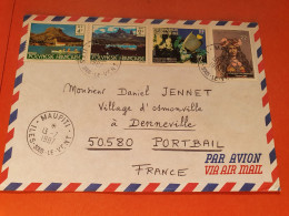 Polynésie - Enveloppe De Maupiti Pour Portbail En 1987 - Réf 2231 - Lettres & Documents