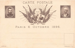 France - Paris - Paris 6 Octobre 1896 - Non Oblitéré -  Carte Postale Ancienne - Autres & Non Classés