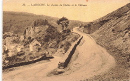 BELGIQUE - LaRoche - Le Chemin Du Diable Et Le Château - Carte Postale Ancienne - La-Roche-en-Ardenne