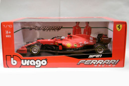 Bburago - FERRARI SF21 #16 C. Leclerc 2021 Réf. 16809 Burago Neuf NBO 1/18 - Burago