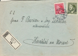 BOHEMIA & MORAVIA 1942 R - LETTER SENT FROM BRNO TO KUNSLAL - Briefe U. Dokumente