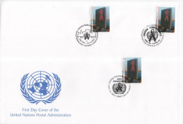 Vereinte Nationen United Nations Nations Unies UN 2002 FDC Unaids Bewusstsein, Aids Awareness, Onusida Connaissance - Altri - Europa