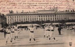 XXe Fête Fédérale De Gymnastique, Lyon 1910 - L'Etoile Carpentracienne (Carpentras) Carte S.F. écrite - Gymnastics