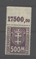 Danzig,Porto,25X,OR,Abklatsch,xx - Taxe