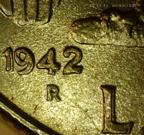 Errore Di Conio 1 Lira 1942  Regno D Italia Vittorio Emanuele Lll - Variëteiten En Curiosa