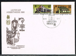 EXP L7 - ALLEMAGNE DEMOCRATIQUE N° 2197/98 Sur FDC Foire D'automne De Leipzig 1980 - 1971-1980