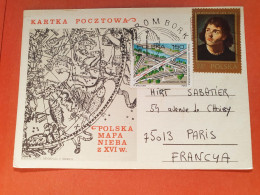 Pologne - Carte Postale De Varsovie Pour Paris - Réf 2266 - Lettres & Documents