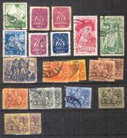 Portugal 1941 à 46 - Lot De 16 Timbres - Oblitérés