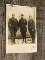 Photo Poilus 3 Soldats Du 49eme Régiment  D’infanterie 1915 14-18 - 1914-18
