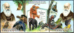 234476 MNH VANUATU 2009 CHARLES DARWIN - Vanuatu (1980-...)