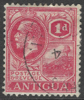 Antigua. 1921-29 KGV. 1d Red Used. SG 63 - 1858-1960 Crown Colony