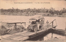 Nouvelle Calédonie - Le Bac De Tontouta - Automobile - Animé -  Carte Postale Ancienne - Nieuw-Caledonië