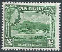 Antigua. 1953-62 QEII. 2c MH. Mult Script CA W/M SG 122 - 1858-1960 Crown Colony