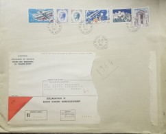 MONACO AFFRANCHISSEMENT COMPOSE SUR LETTRE RECOMMANDEE 1964 - Storia Postale