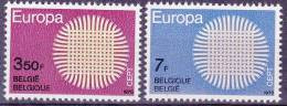 EUROPA - CEPT - Michel -  1970 - BELGIË - Nr 1587/88 -  MNH** - 1970