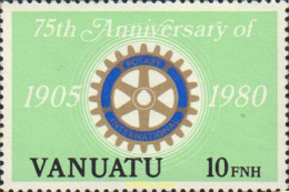 690348 MNH VANUATU 1980 75 ANIVERSARIO DEL ROTARY CLUB - Vanuatu (1980-...)