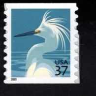 1854497238 2003 SCOTT 3829 (XX) POSTFRIS MINT NEVER HINGED - FAUNA - BIRD - SNOWY EGRET - Ruedecillas (Números De Placas)