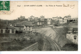 LYON SAINT CLAIR LES VILLAS DE VASSIEUX TUNNEL CHEMIN DE FER 1909 - Autres & Non Classés