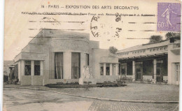 FRANCE - Paris - Exposition Des Arts Décoratifs - Pavillon Du Collectionneur  - Carte Postale Ancienne - Mostre