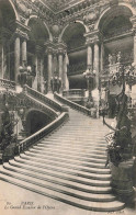 FRANCE - Paris - Le Grand Escalier De L'Opéra - Carte Postale Ancienne - Otros Monumentos