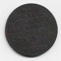 T51  -  GRAN BRETAÑA - Undated London Essex Norfolk Middlesex 1/2d Half Penny Token Coin - Autres & Non Classés