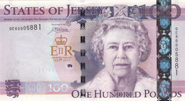 Jersey £100 Banknote (Pick 37) One Hundred Pound Diamond Jubilee, Code QE60 - Superb UNC Condition - Jersey