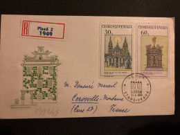 LR TP 30h + 60h OBL.21 6 1968 PRAHA PRAGA 1968 + George Bernard Shaw 40 H+ 1 Kcs + 10h OBL.20 12 68 PLZEN 2 - Storia Postale