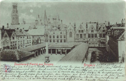 BELGIQUE - Flandre Occidentale - Bruges - Panorama Et Marché Aux Poissons - Carte Postale Ancienne - Brugge