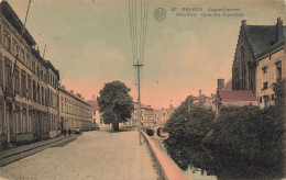 BELGIQUE - Flandre Occidentale- Bruges - Quais Des Augustins - Colorisé - Carte Postale Ancienne - Brugge