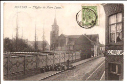 ROULERS  L'église   De Notre Dame  De Vrede 1906 Stempel  S Carlier Uitg.  1144  D1 - Roeselare