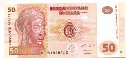 50 Francs30:06:2013 Neuf 3 Euros - République Démocratique Du Congo & Zaïre