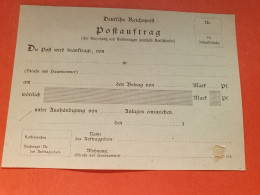 Allemagne - Document Postal Non Utilisé - Réf 2330 - Cartas & Documentos