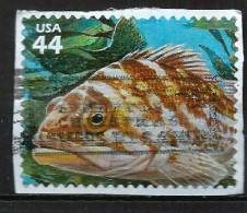 VEREINIGTE STAATEN ETAT UNIS USA 2009 KELP FOREST: COPPER ROCKFISH 44¢ USED ON PAPER SC 44 23G YT 4223 MI 4560 SG 5001G - Used Stamps