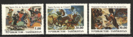 Tajikistan - Tadjikistan 1993 Yvert 24-26, Millenary Sah-Nama Epic - MNH - Tajikistan